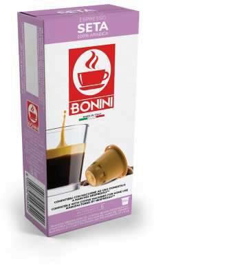 Капсулы Caffe Tiziano Bonini nes Seta 10 шт. х 5,5 гр., картон