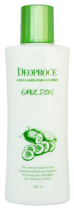 Эмульсия Deoproce для лица успокаивающая с экстрактом огурца Hydro Calming Down Cucumber Em 380 мл., флакон