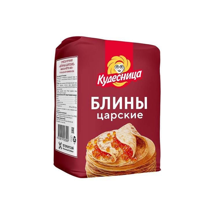 Смесь для выпечки Кудесница блины царские 800 гр., бумага