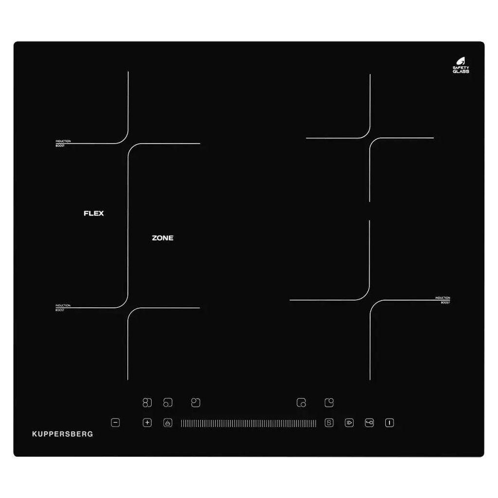 Индукционная варочная поверхность KUPPERSBERG ICS 612, конфорок: 4 шт., стеклокерамика, независимая, черный