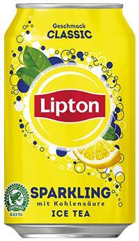 Чай холодный Lipton Ice Tea Classic газированный Европа 330 мл., ж/б