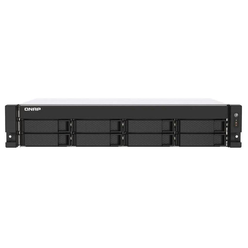 Сетевое хранилище NAS Qnap TS-873AeU-4G, 8-bay, стоечный, Ryzen, V1500B