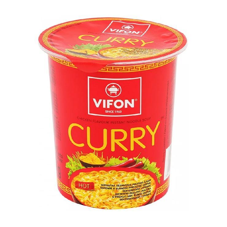 Суп-лапша быстрого приготовлениия Vifon курица с карри 60 гр., стакан