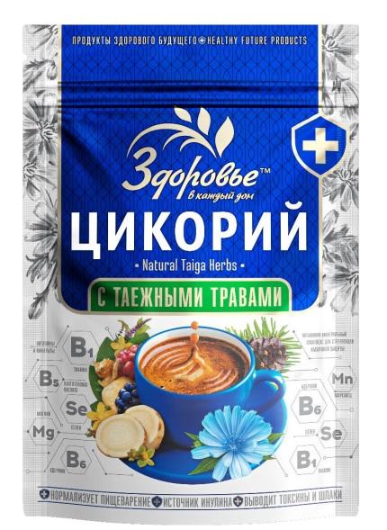 Цикорий Здоровье гранулированный с таежными травами 85 гр., дой-пак