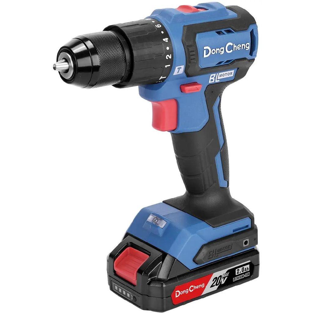 Ударная дрель-шуруповерт DONGCHENG DCJZ2040i13, 2Ач, с двумя аккумуляторами [dcjz2040i13(type am)]