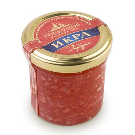 Икра ГОРКУНОВ стерляжья красная 150 гр., стекло