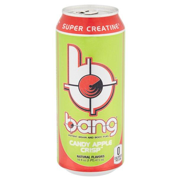 Напиток энергетический Bang газированный конфетное яблоко 500 мл., ж/б