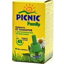 Жидкость Picnic Family от комаров 45 ночей, бумага