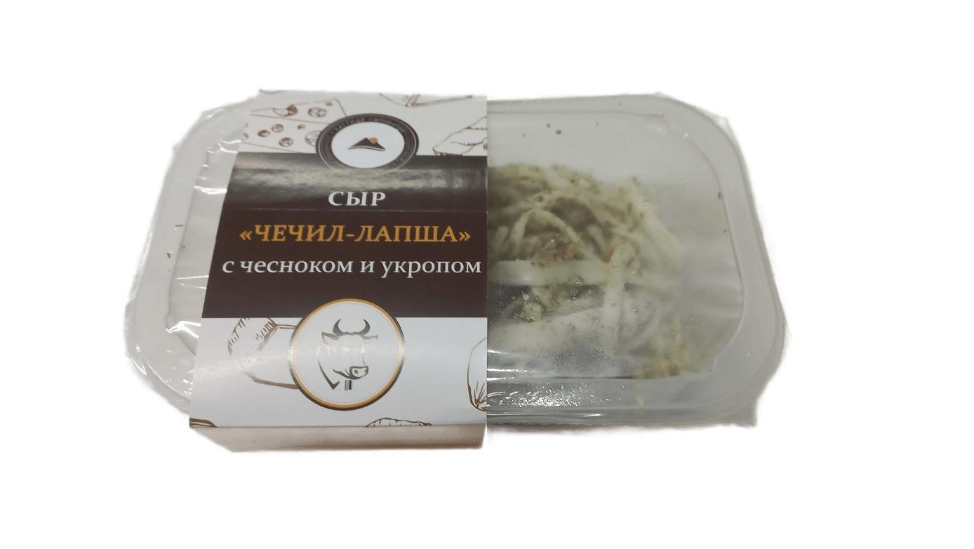 Чечил-Лапша с чесноком и укропом Гурман 150 гр., ванна