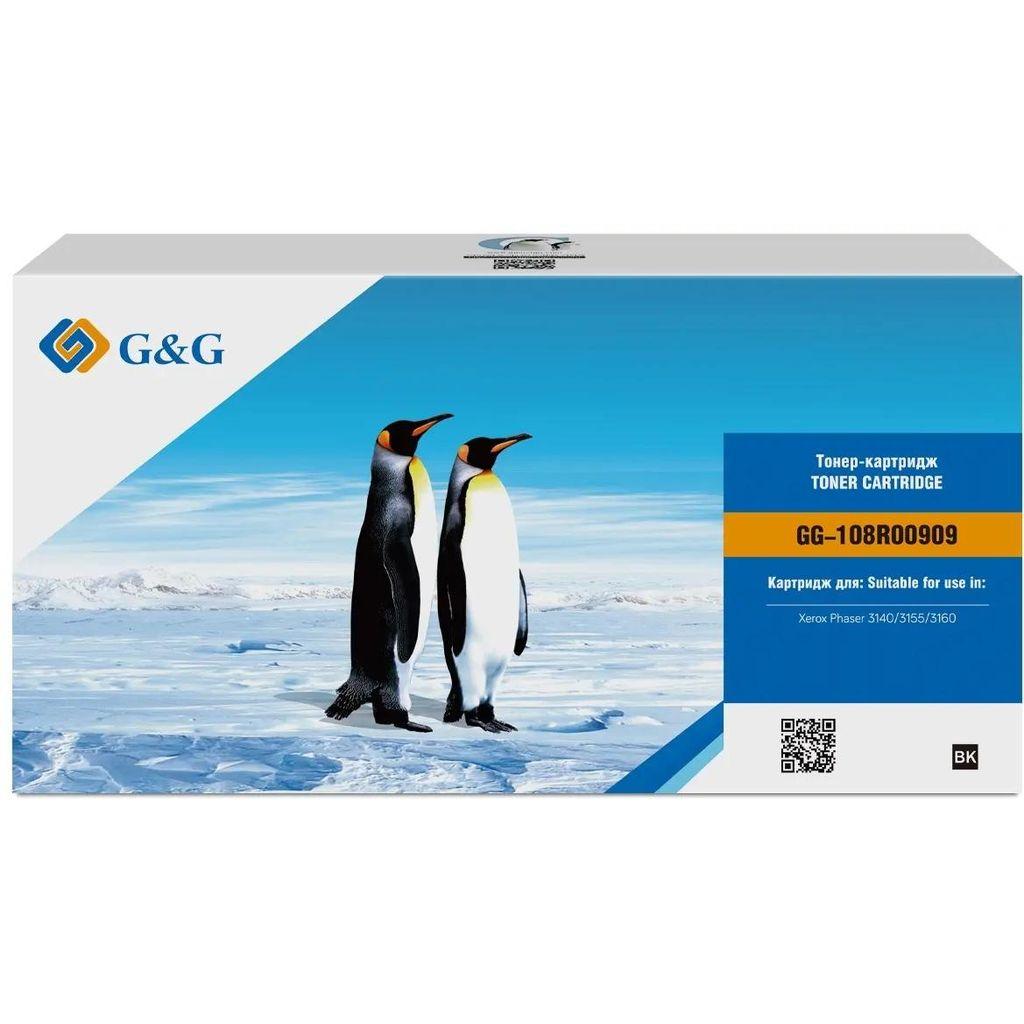 Картридж G&G GG-108R00909, черный / GG-108R00909