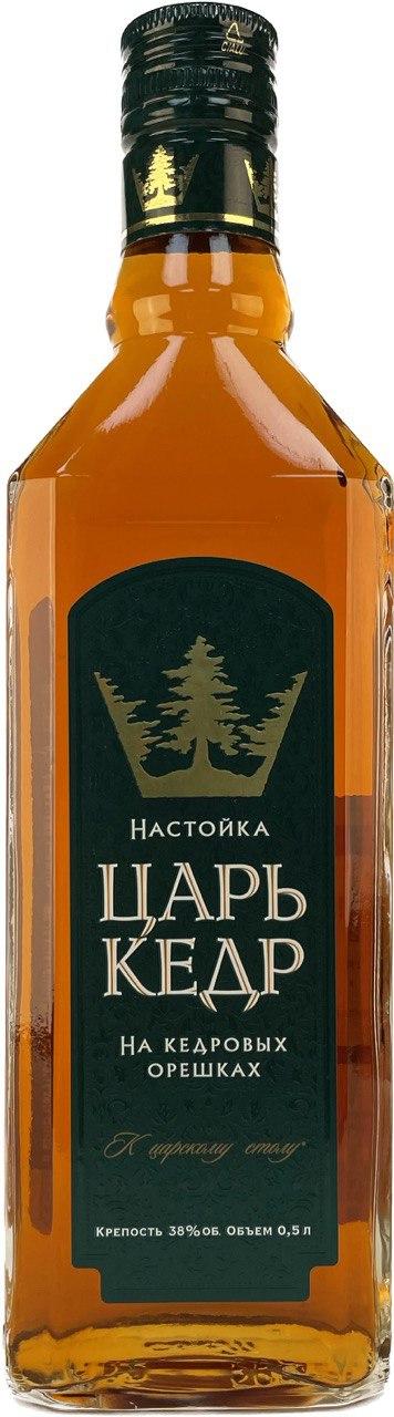 Настойка Царь кедр горькая 38% 500 мл., стекло