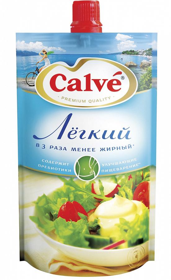 Майонез Calve легкий 20% 390 гр., дой-пак с дозатором