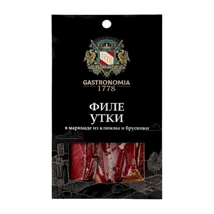 Филе утки Gastronomia 1778 в маринаде из клюквы и брусники 100 гр., вакуум
