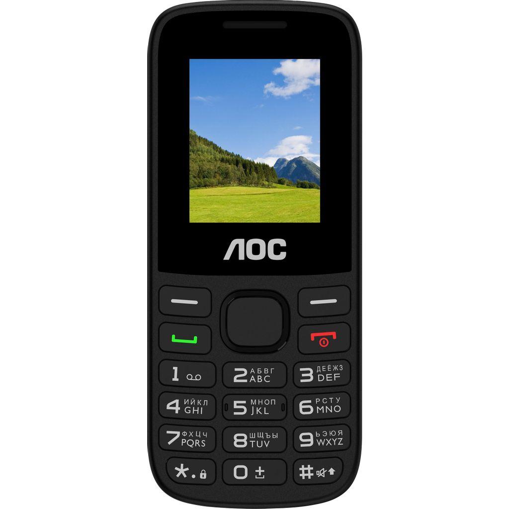 Мобильный телефон AOC A 175 черный 1.77"