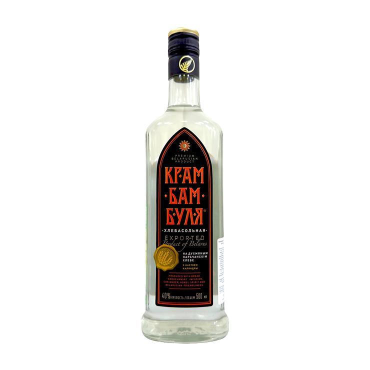 Спиртной напиток настойка КРАМБАМБУЛЯ Хлебасольная горькая 40% Беларусь 500 мл., стекло