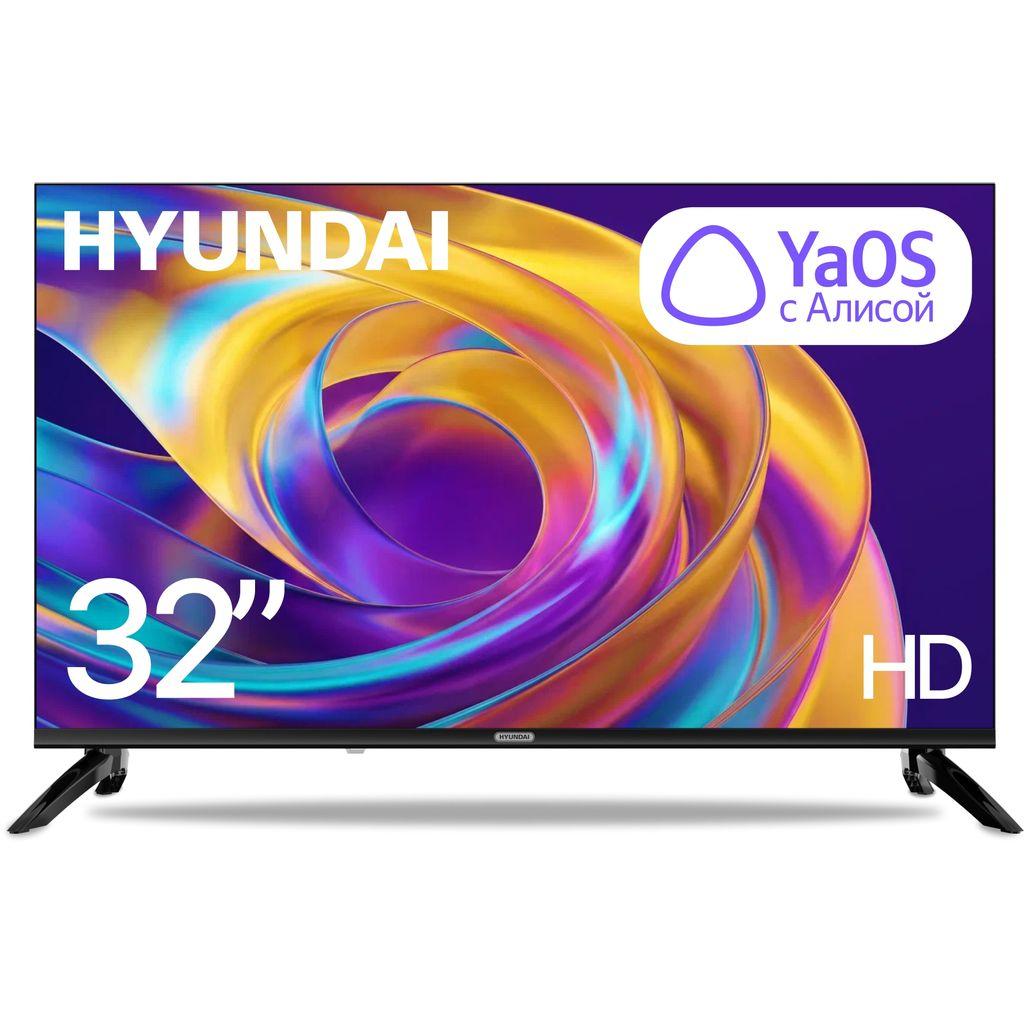 32" Телевизор HYUNDAI H-LED32BS5012 HD, СМАРТ ТВ, YaOS, черный