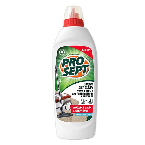 Шампунь для сухой чистки ковров и текстильных изделий Prosept Carpet DryClean, 500 мл., пластиковая бутылка