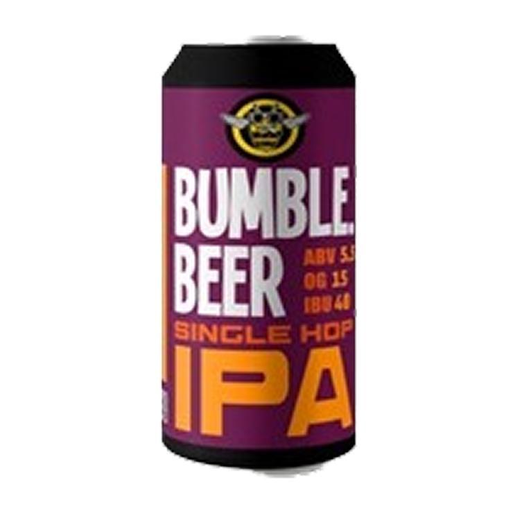Пиво BUMBLE.BEER Сингл Хоп ИПА-3 Амарило светлое нефильтрованное непастеризованное Россия 450 мл., ж/б