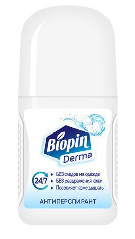 Антиперспирант BIOPIN Derma Свежий бриз роликовый 50 мл., пластик