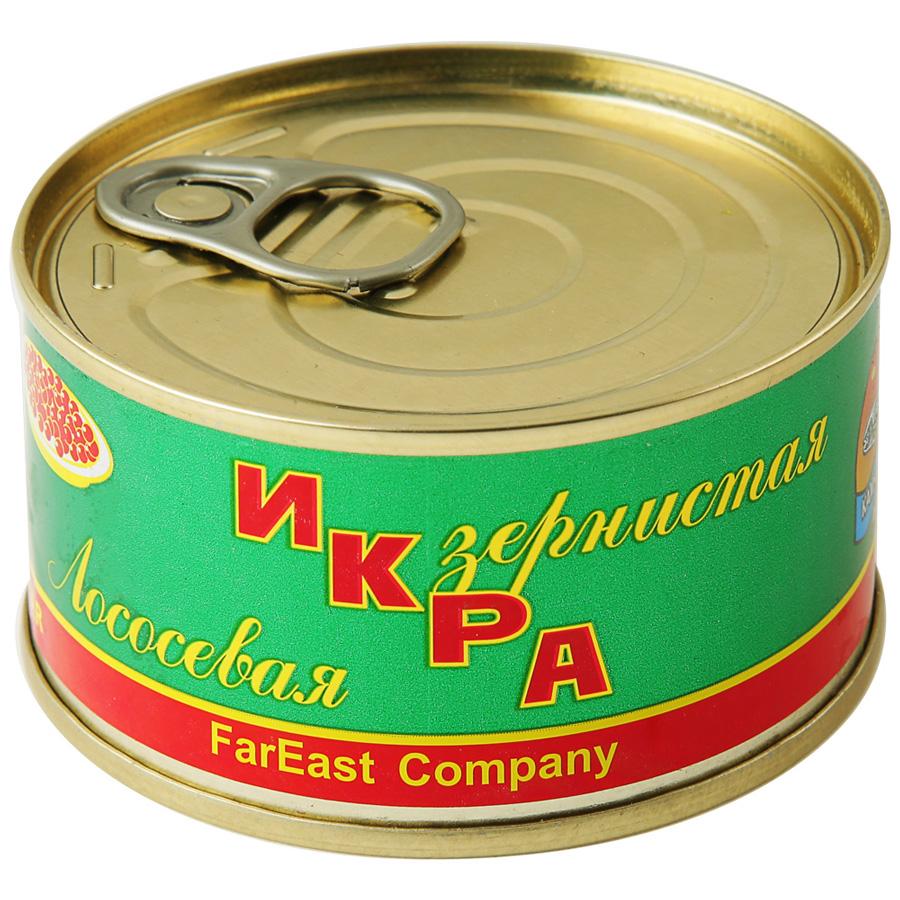 Икра Камчатское море лососевая зернистая 140 гр., ж/б
