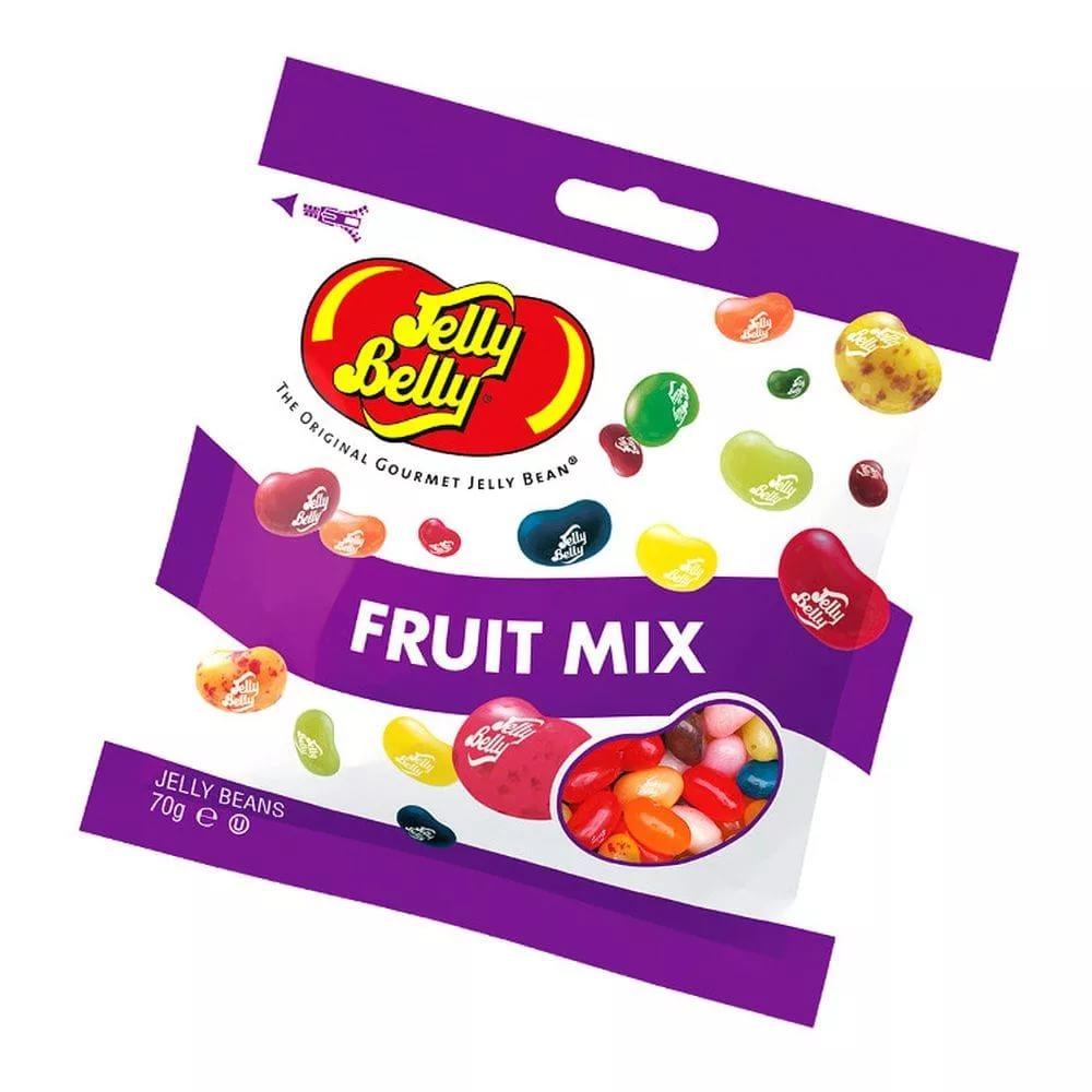 Драже Jelly Belly жевательное фруктовое ассорти 70 гр., флоу-пак