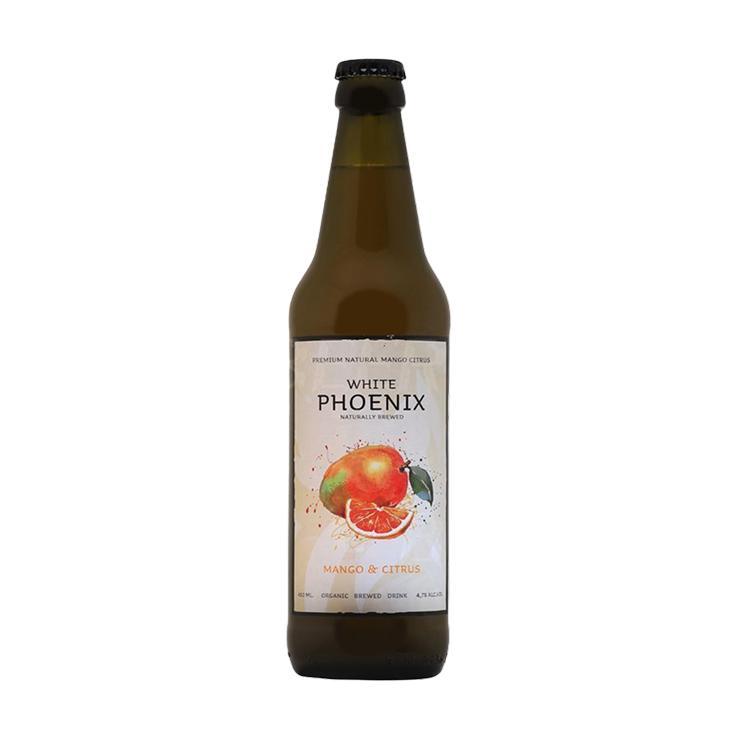 Медовуха WHITE PHOENIX манго цитрус 5,6% 450 мл., стекло