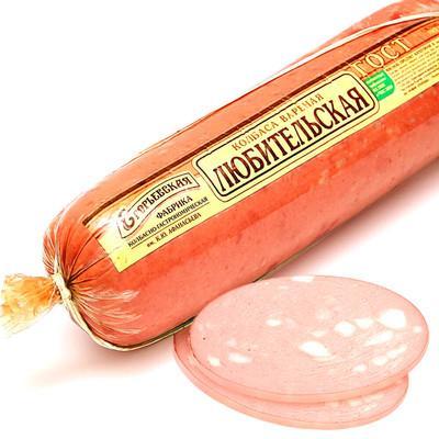 Колбаса вареная Егорьевская КГФ Любительская 1,8 кг., целлофан