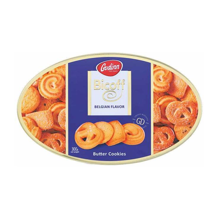 Печенье Godinn Bicoff ассорти сдобного печенья 300 гр., ж/б