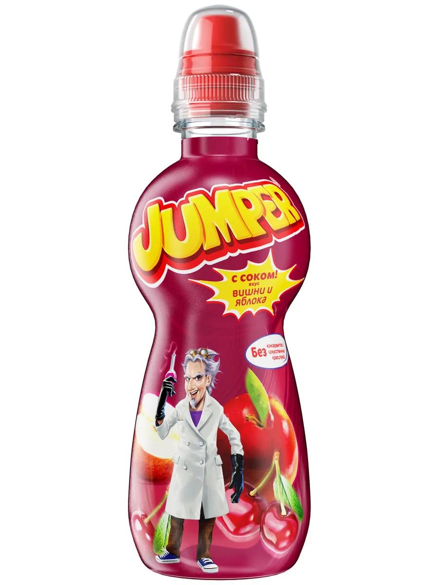 Напиток Jumper со вкусом вишни и яблока 330 мл., ПЭТ