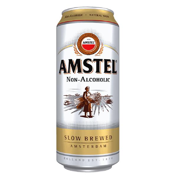 Пиво безалкогольное Amstel 500 мл., ж/б
