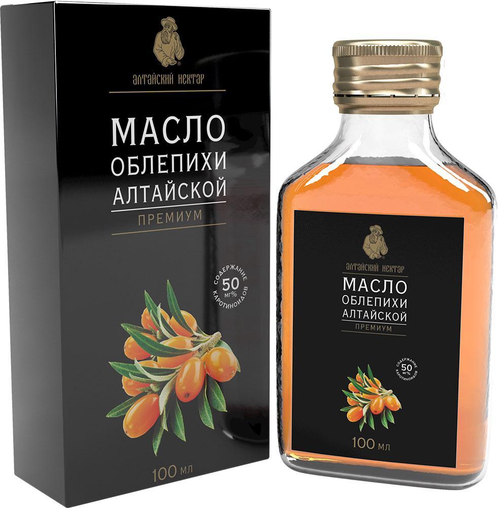 Масло Алтайский нектар облепиховое 100 мл., стекло