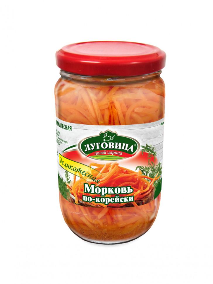 Морковь Луговица По-корейски Деликатесная 350 гр., стекло
