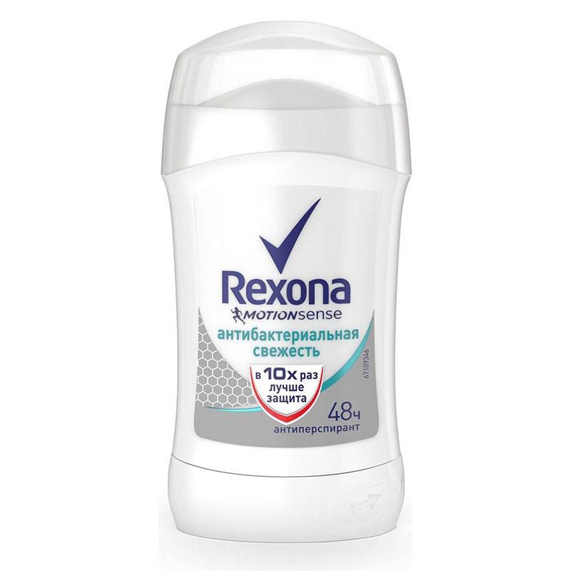 Антиперспирант Rexona Motionsense Антибактериальная свежесть карандаш женский 40 мл., пластик