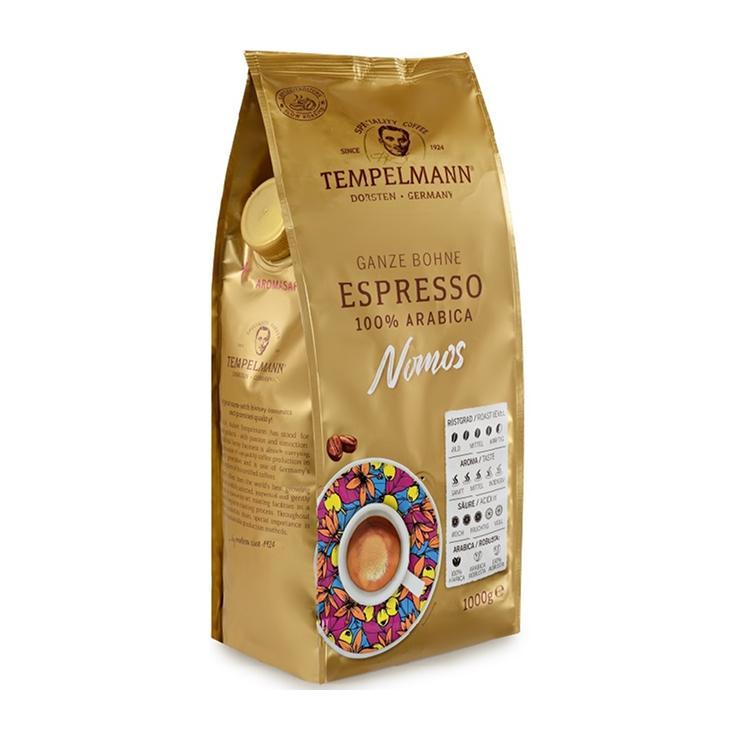 Кофе зерновой Tempelmann OMOS Espresso 1 кг., дой-пак