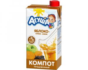 Компот Агуша Яблоко курага изюм