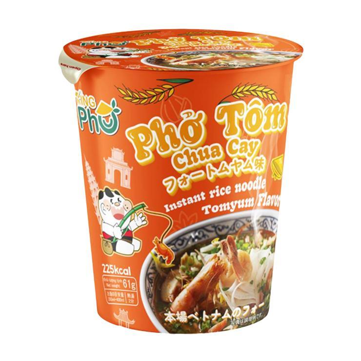 Лапша рисовая быстрого приготовления King Pho том ям Вьетнам 61 гр., стакан