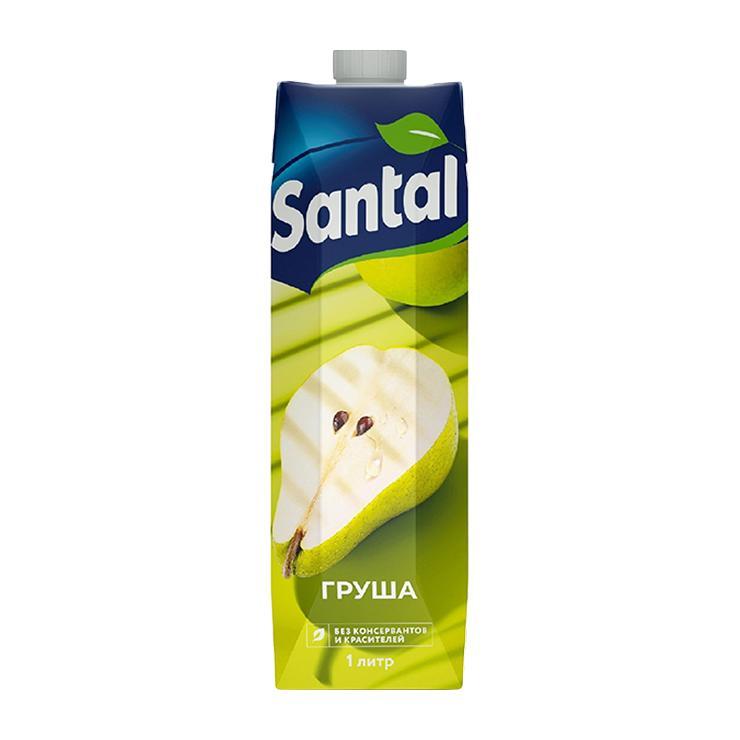Нектар Santal грушевый 1 л., тетра-пак