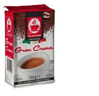 Кофе Caffe Tiziano Bonini Gran Crema жар.мол. 250 гр., в/у