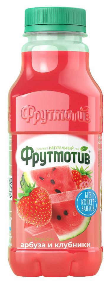 Напиток сокосодержащий Фрутмотив арбуз клубника 500 мл., ПЭТ