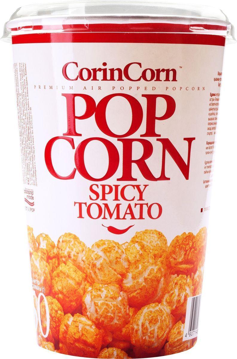 Попкорн CorinCorn Жгучий Томат 50 гр., картон