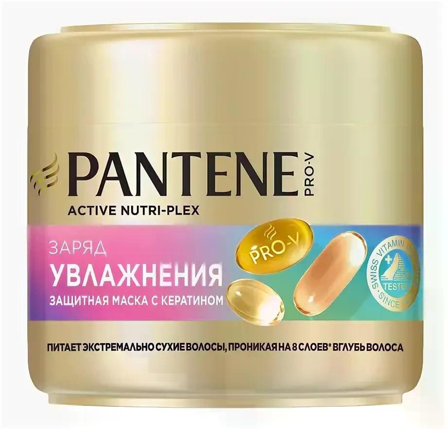 Маска для волос Pantene заряд увлажнения 300 мл., ПЭТ