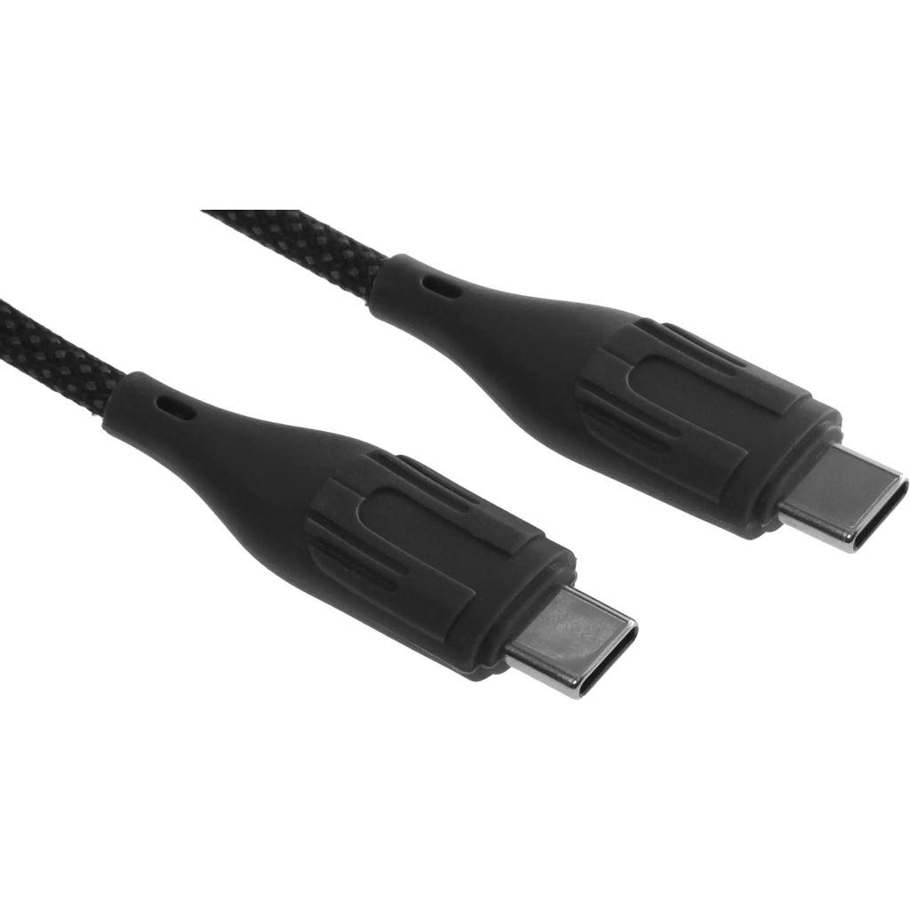 Кабель UZAY 2071002, USB Type-C (m) - USB Type-C (m), 1.20м, черный