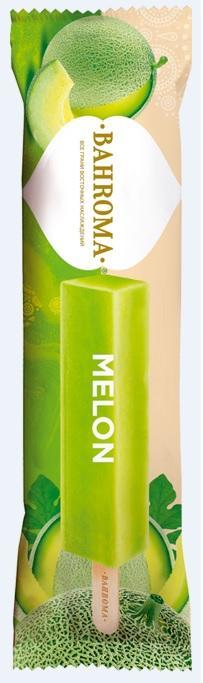 Мороженое лед MELONA молочный дыня 68 гр., флоу-пак