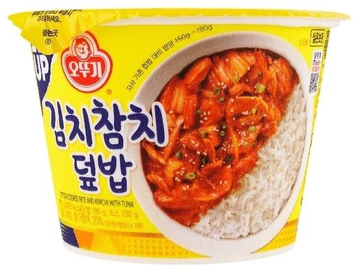 Рис вареный Ottogi CUP Chicken Mayo со вкусом острой курицы с майонезом 282 гр., стакан
