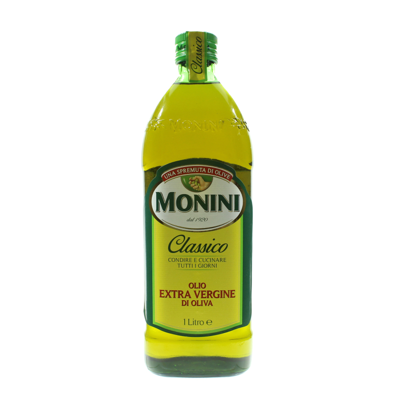 Масло оливковое Monini Classico Extra Virgin нефильтрованное 1 л., стекло