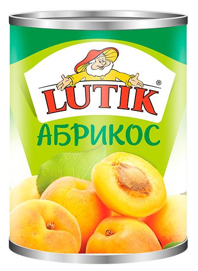 Абрикос Lutik половинками в сиропе, 850 мл., ж/б