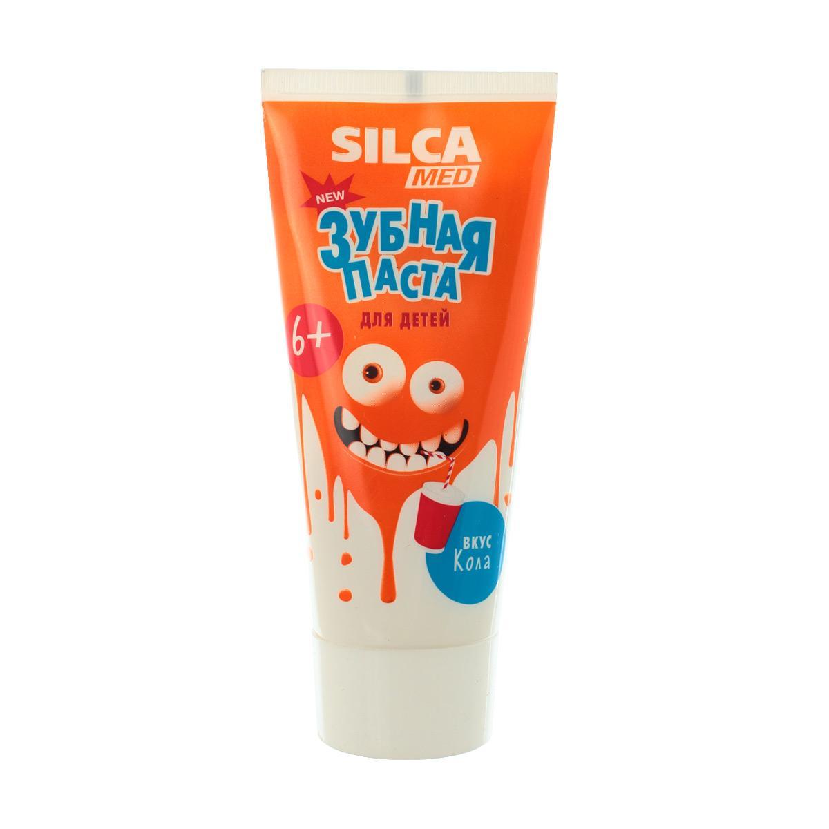Зубная паста Silca Med Вкус кола 6+ 65 гр., туба