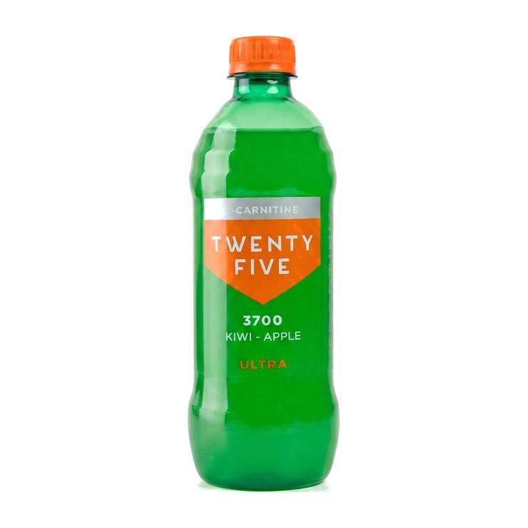 Напиток спортивный Sportinia Twenty Five L-Carnitine Ultra 3700 mg Sugar Free киви яблоко 500 мл., ПЭТ