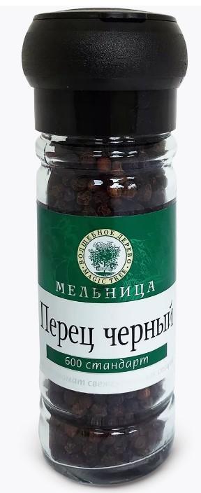 Перец Волшебное дерево черный горошком 60 гр., мельница