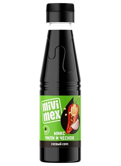 Соус соевый Mivimex микс чили и чеснок 200 гр., ПЭТ